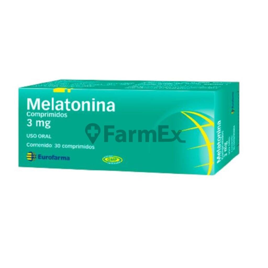 Melatonina 3 mg x 30 comprimidos susc-1 de 2 meses Farmex-Suscripciones-Persistente